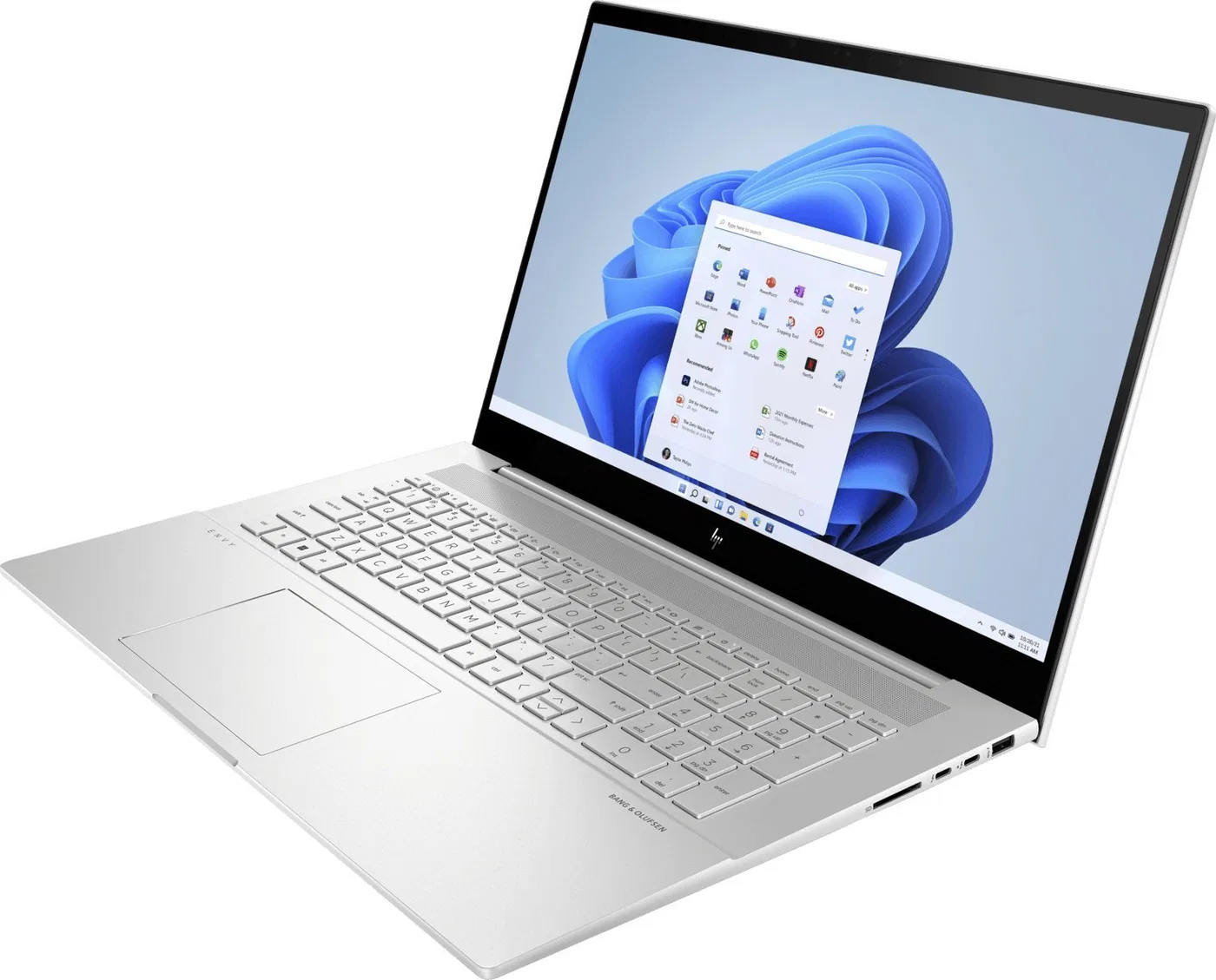 Laptop HP Laptop HP Envy 17-cr0975nd / 6P0Q0EA / Intel Core i7 / 16GB / SSD 1TB / Nvidia RTX 2050 / FullHD / Win 11 / Srebrny