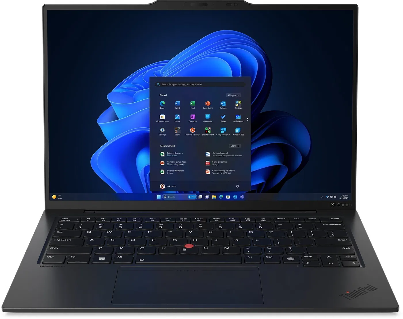 Laptop Lenovo ThinkPad X1 Carbon G12 Ultra 7 155U / 32 GB / 1 TB / W11 Pro (21KC005XMH)