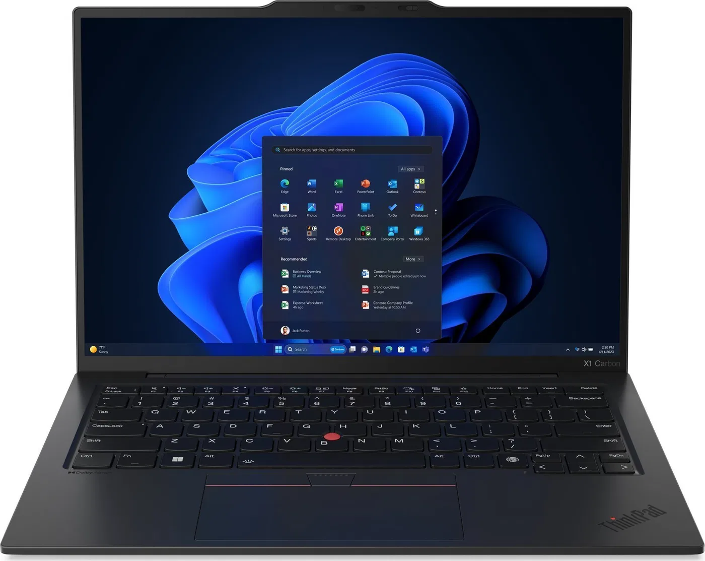 Laptop Lenovo ThinkPad X1 Carbon G12 Ultra 7 155U / 16 GB / 512 GB / W11 Pro (21KC0051MH)