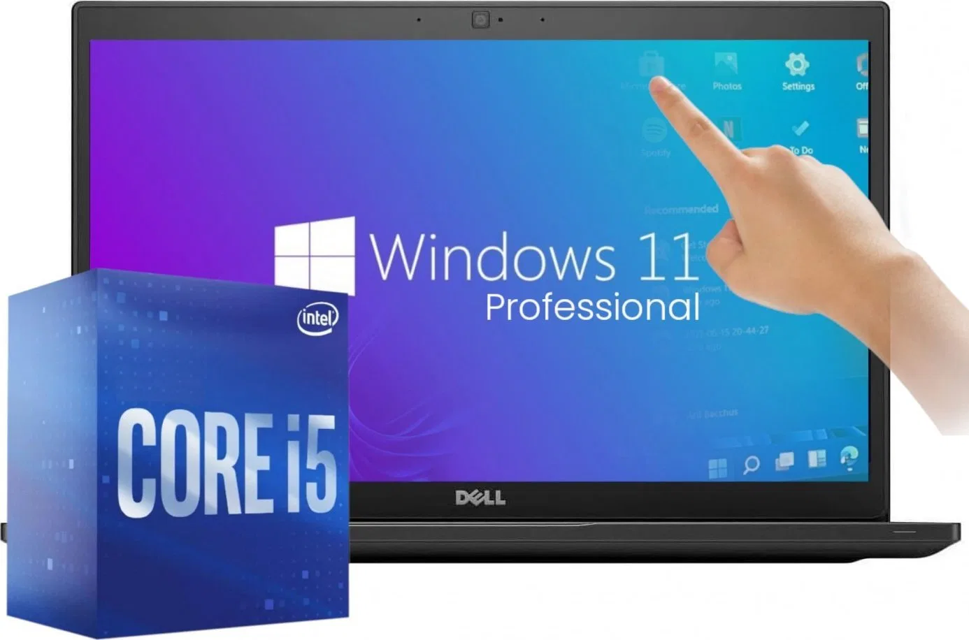 Laptop Dell Dell Latitude 7490 i5-8350U 8GB 256GB SSD 14" Dotyk FHD IPS W11 Pro