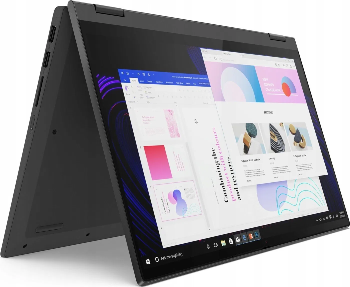 Laptop Lenovo Laptop Lenovo YOGA IdeaPad Flex 5 14ALC05 82HU00KCUS Ryzen 3 / 8GB / 256SSD / AMD Radeon / FullHD / Win11 / Szary