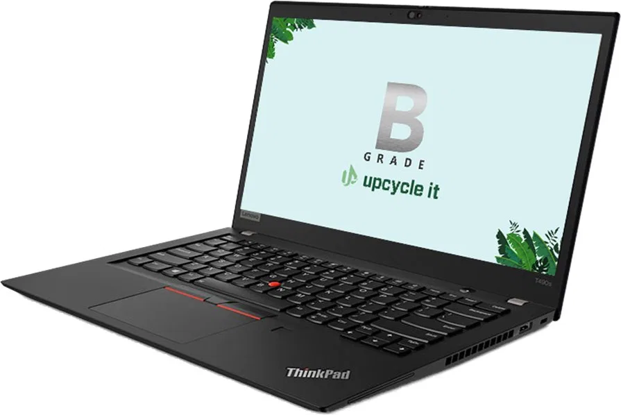 Used Lenovo ThinkPad T490s 14" laptop, **B-rated**, Win 11 Pro (LAP-T490S-MX-B017)