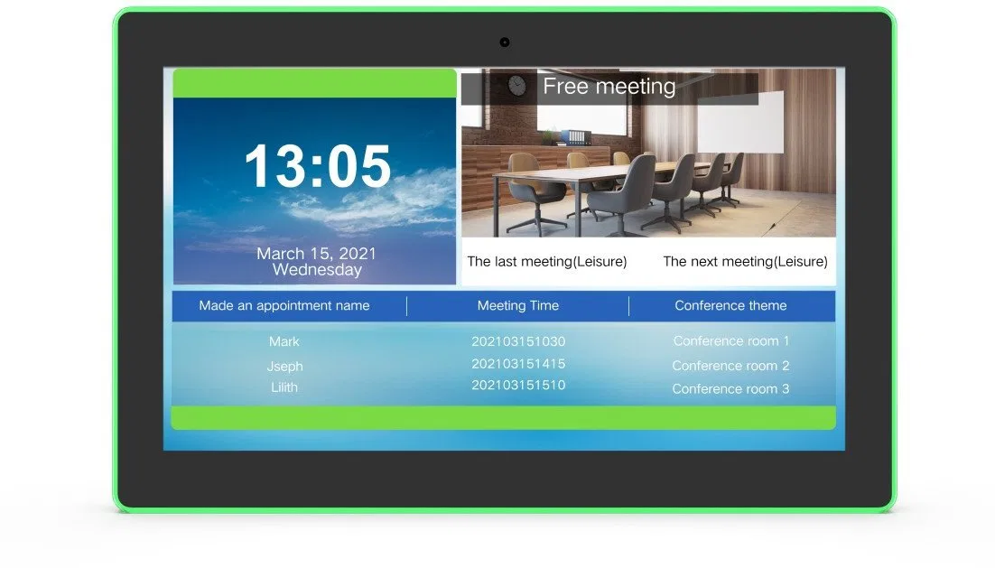 Tablet Allnet ALLNET Meetingraum RGB LED Tablet 15 Zoll RK3399 Android 10 und NFC/RFID schwarz