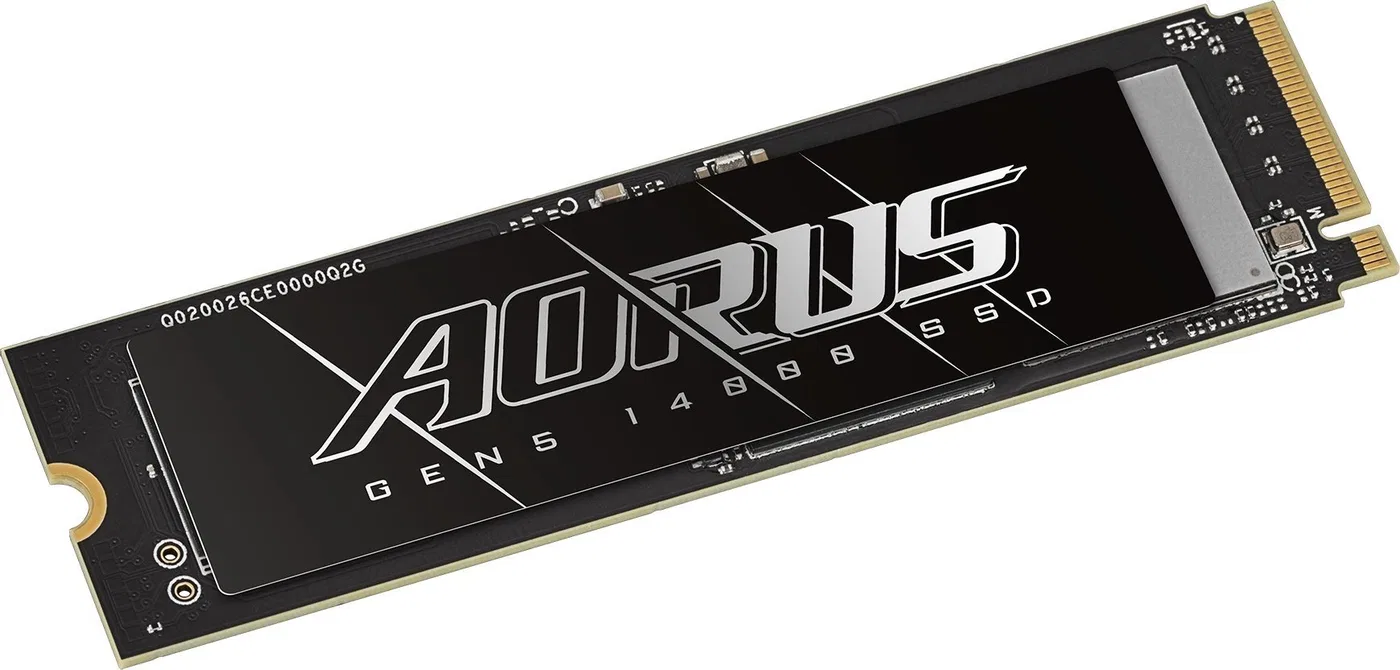 Dysk SSD Gigabyte 14000 1TB M.2 2280 PCI-E x4 Gen5 NVMe (AG514K1TB)