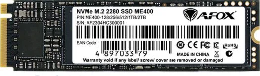 Dysk SSD AFOX ME400 1TB M.2 2280 PCI-E x4 Gen4 NVMe (ME400-1024GN)