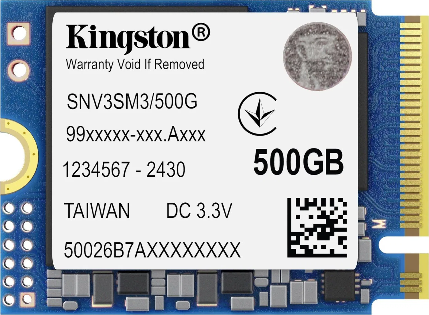 kingston Dysk SSD NV3 500GB M.2 2230 PCI-e 4.0 NVMe 5000/3000