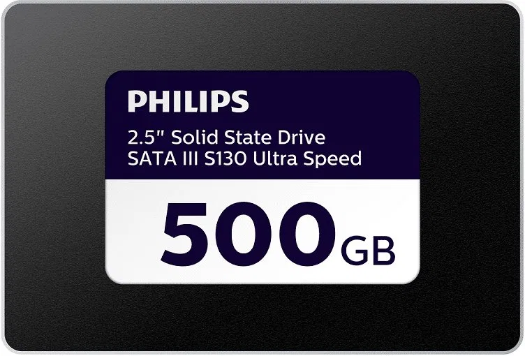 Philips Internal SSD       500GB 2.5  SATA III S130 Ultra Speed