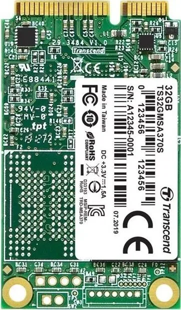 Dysk SSD Transcend MSA370S 32GB mSATA Micro SATA (TS32GMSA370S)