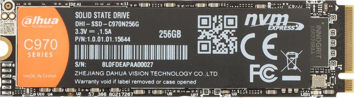 Dysk SSD Dahua Technology DHI-SSD-C970N256G 256GB M.2 2280  (SSD-C970N256G)