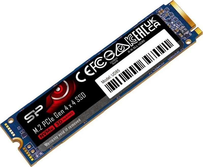 Dysk SSD Silicon Power UD85 250GB M.2 2280 PCI-E x4 Gen4 NVMe (SP250GBP44UD8505)