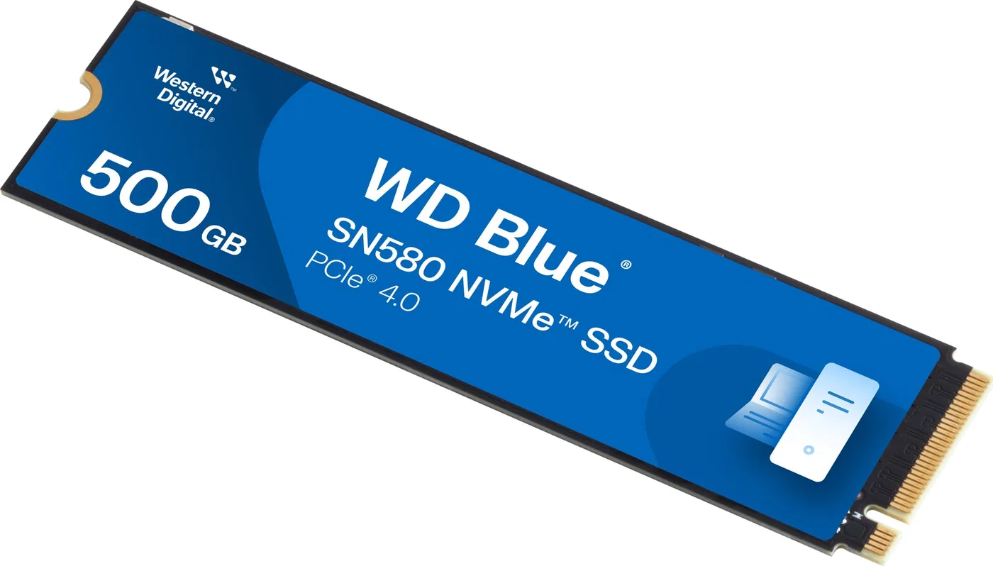 Dysk SSD WD SN580 500GB M.2 2280 PCI-E x4 Gen4 NVMe (WDS500G3B0E)
