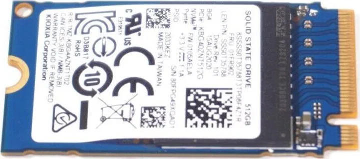Dysk SSD Lenovo BG4 512GB M.2 2242 PCI-E (01FR902)