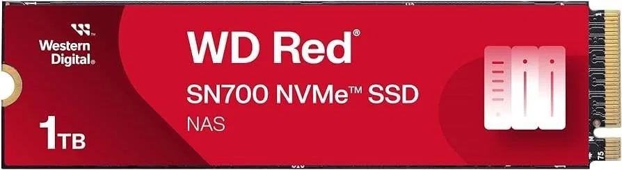 WD Red SN700 - SSD - 1 TB - intern - M.2 2280 - PCIe (NVMe)