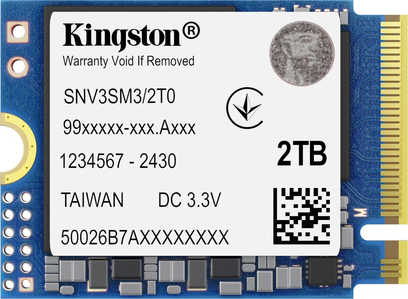 kingston Dysk SSD NV3 2TB M.2 2230 PCI-e 4.0 NVMe 6000/5000