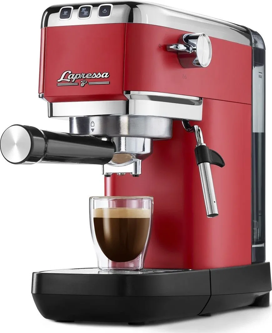 268019 Tchibo Portafilter machine LaPressa, red