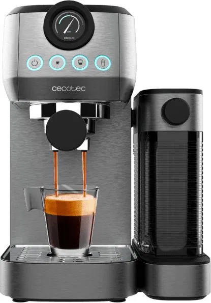 CECOTEC Cafetera PowerEspresso 20 Steel Pro Latte