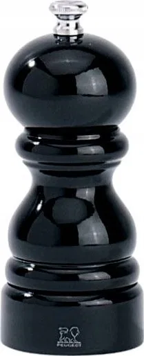 Młynek do przypraw Peugeot Paris salt mill 12 cm beech wood black lacquered