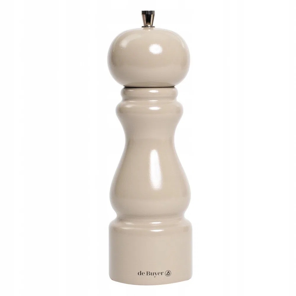 Młynek do przypraw De Buyer Młynek do pieprzu 20 cm taupe lakierowany