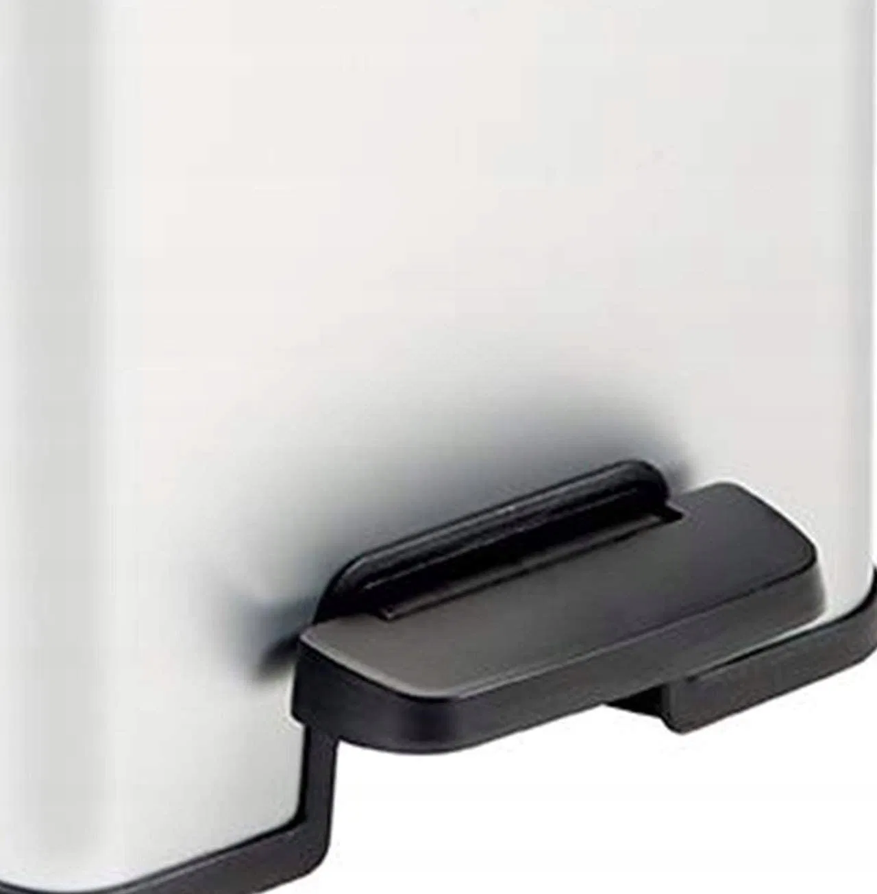Kosz na śmieci Curver Kosz na śmieci z pedałem Deco, owalny, 40 L, srebrny