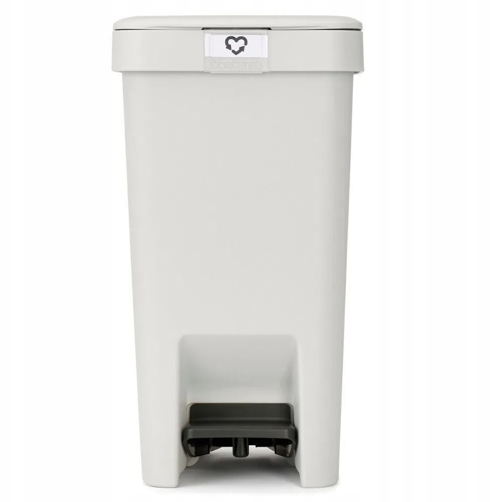 BRABANTIA waste bin StepUp with pedal 10l Light Grey 800245
