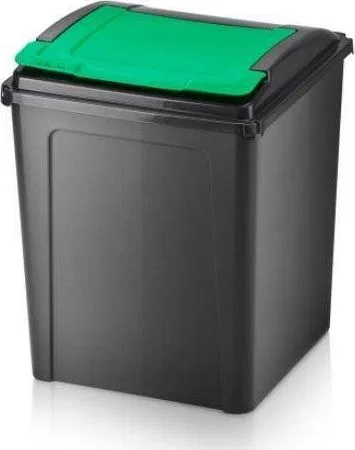 Kosz na śmieci Wham do segregacji zielony (22021-uniw)
