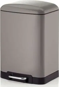 Kosz na śmieci Kela na pedał szary (KE-10906)