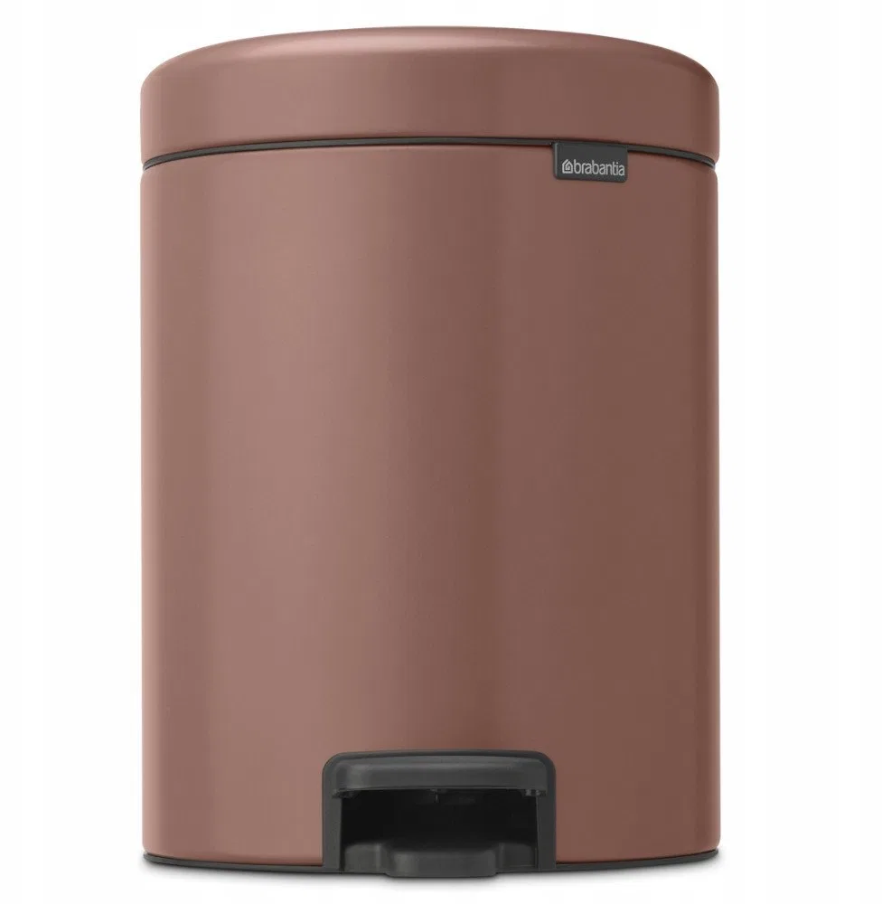 New! BRABANTIA pedal bin NewIcon 5L Satin Taupe 233982