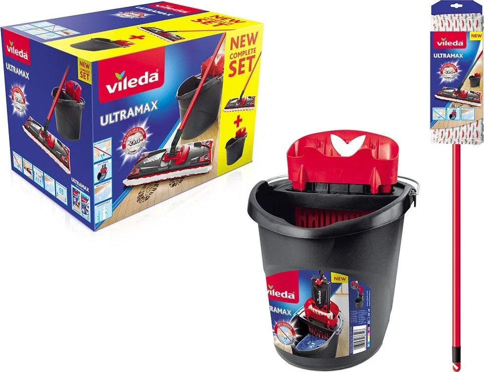 Mop Vileda Ultramat XL Universal Complete Box (161035) z wiadrem