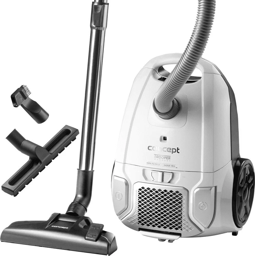 Odkurzacz Concept VP8090 Odkurzacz workowy 700 W Trooper biały
