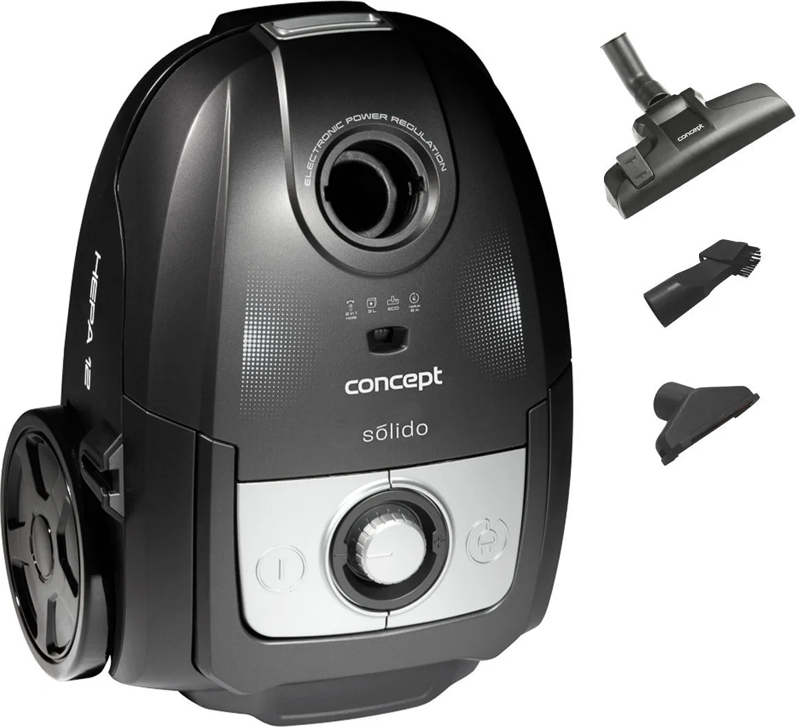Odkurzacz Concept Odkurzacz workowy 700 W Solido czarny VP8072