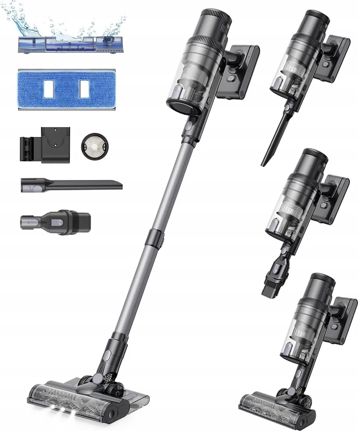 Proscenic P11 Odkurzacz mop bezprzewodowy akumulatorowy 550 W 60 min nowy
