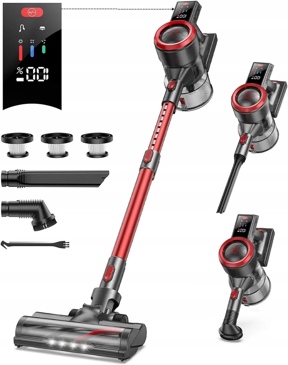 Odkurzacz bezprzewodowy Buture Pro JR700 38000PA/450W
