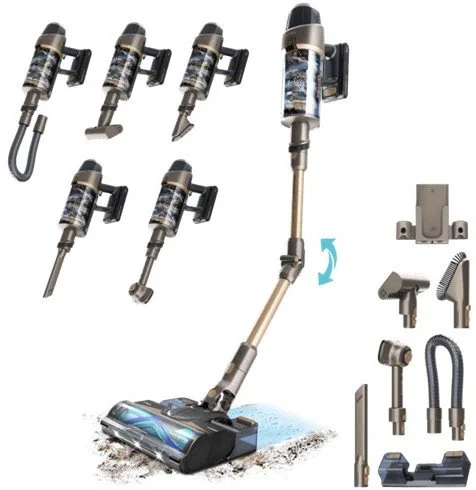 Cecotec CongA Rockstar 12500 Stellar AquaPet Flex Odkurzacz pionowy