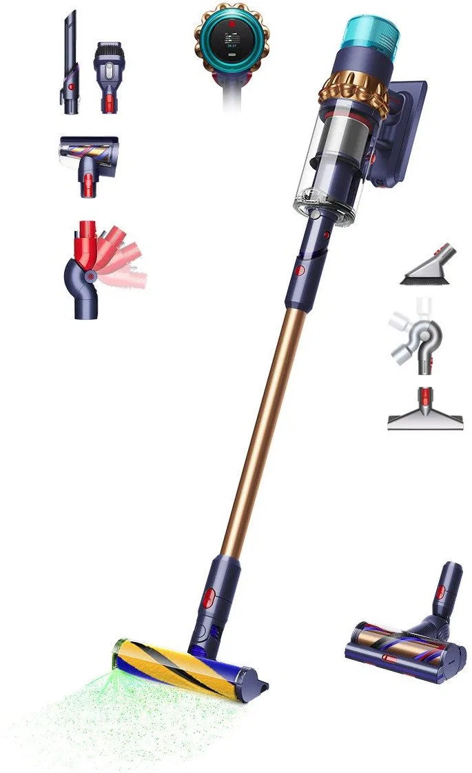 Dyson Gen5detect odkurzacz przenośny Niebieski, Miedziany Bez worka