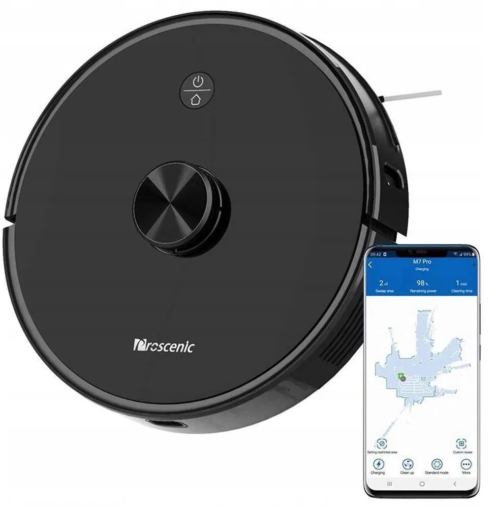 Prosceniczny robot M7 PRO WLAN robot odkurzający z nawigacją laserową