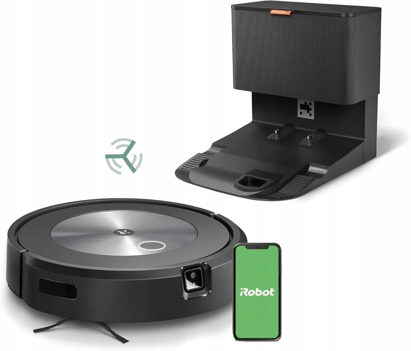 iRobot Roomba j7+ Robot sprzątający Wi-Fi stacja mapowanie dwie szczotki