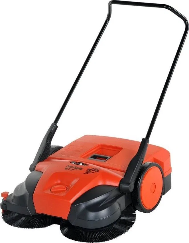 Haaga HAAGA 677 ZAMIATARKA ELEKTRYCZNA AKUMULATOROWA RĘCZNA PROWADZONA URZĄDZENIE SPRZĄTAJĄCE Z SYSTEMEM TURBO 77cm PREMIUM