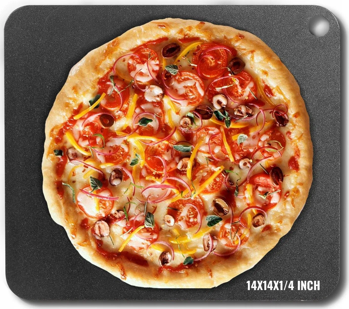 Stalowy Kamień Stal do Pizzy 355 x 355 x 6 mm