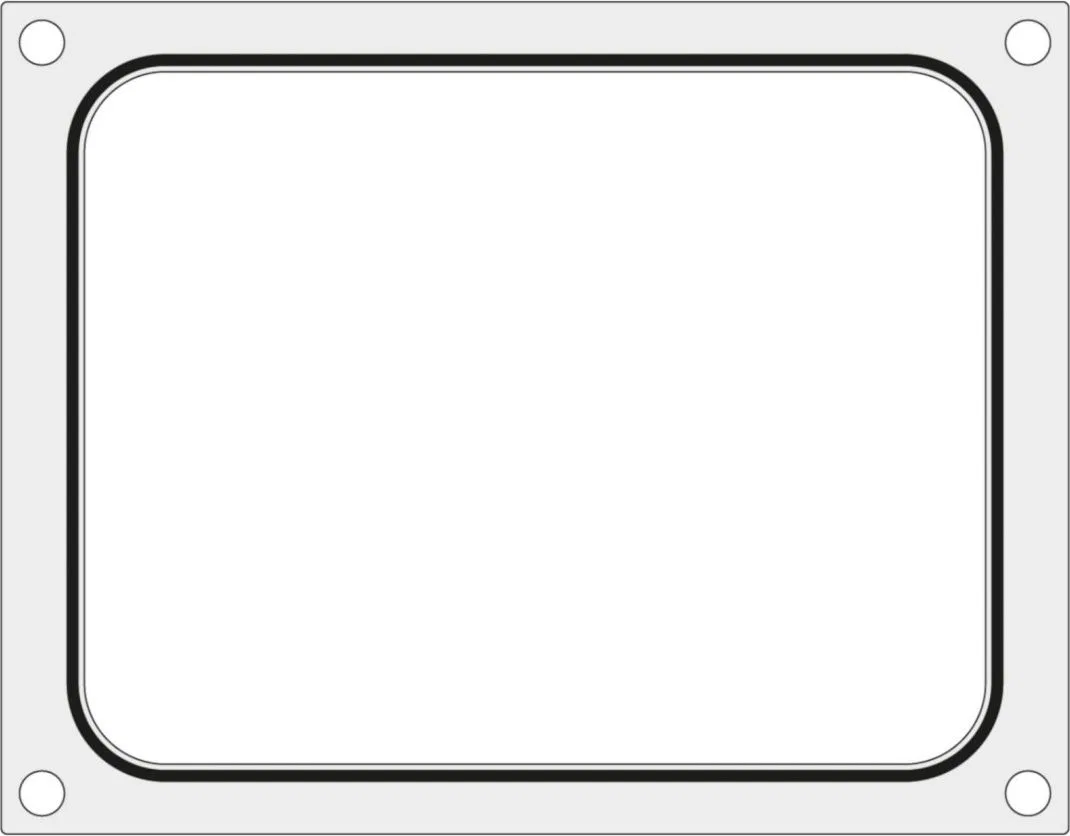 Hendi Matryca forma do zgrzewarki Hendi na tackę pojemnik bez podziału 227x178 mm - Hendi 805572 Matryca forma do zgrzewarki Hen