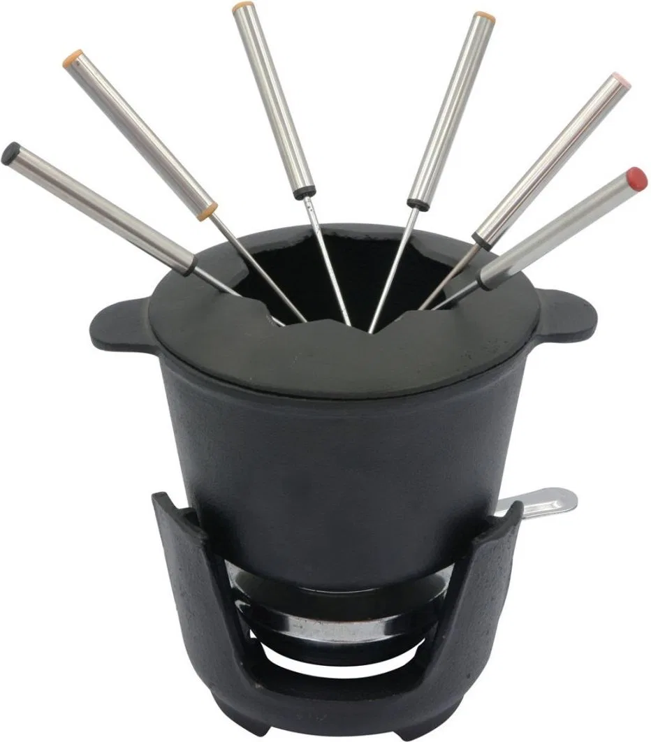 KingHoff FONDUE ŻELIWNE ZESTAW DLA 6 OSÓB KINGHOFF KH-1195
