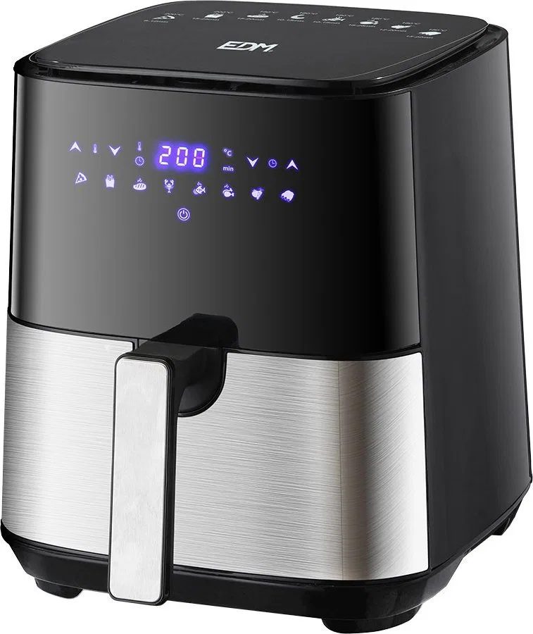 Frytkownica beztłuszczowa EDM Frytkownica na gorące powietrze EDM 07790 1450 W 5 L Ekran LED