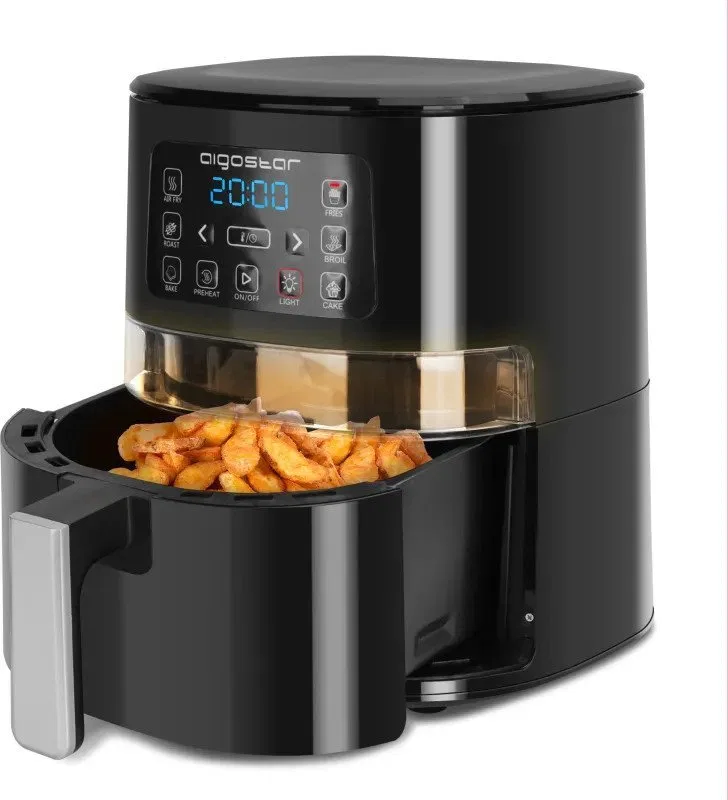 Frytkownica beztłuszczowa Aigostar  Frytkownica beztłuszczowa z tacką 4L 1600W Frytkownica beztłuszczowa z tacką 4L 1600W
