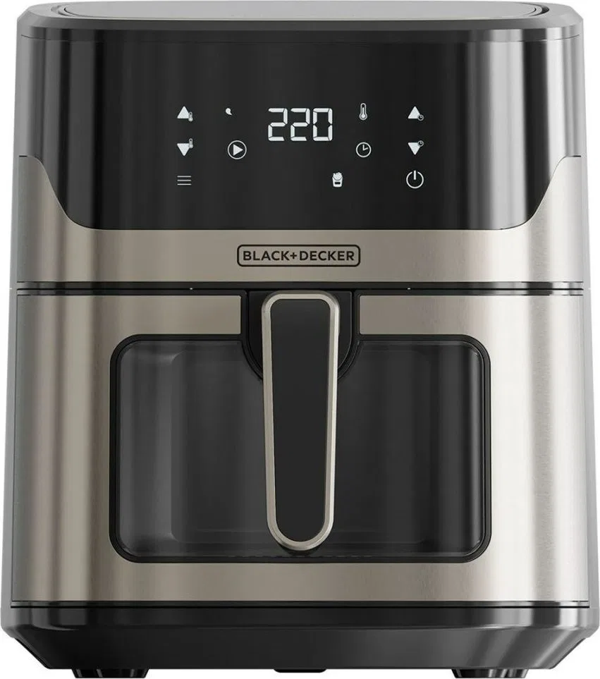 Frytkownica beztłuszczowa Black&Decker Frytkownica na gorące powietrze Black & Decker BXAF6500E Czarny 1600 W