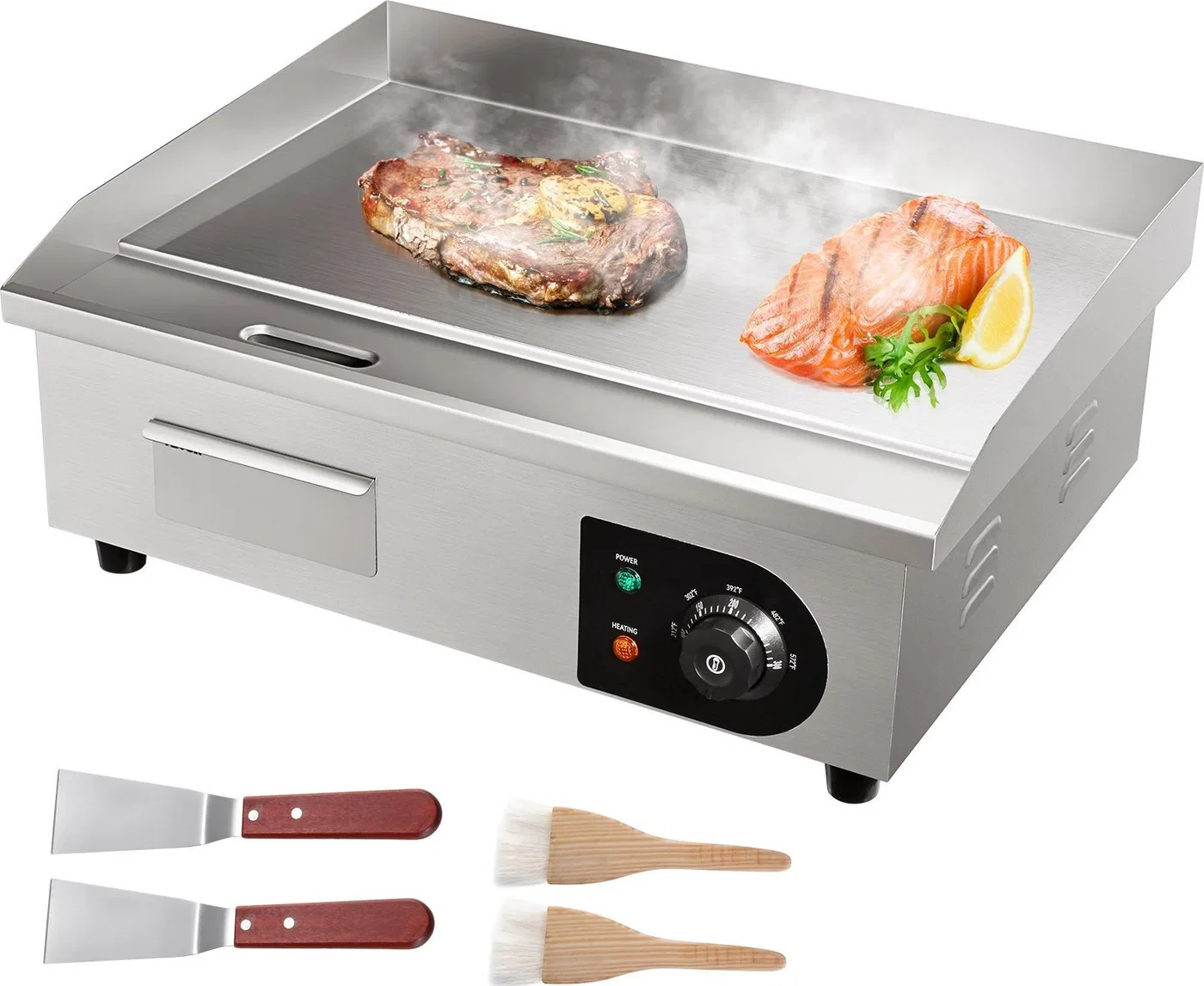 Komercyjny Grill Elektrycnzy Blatowy Gorąca Płyta 3000 W