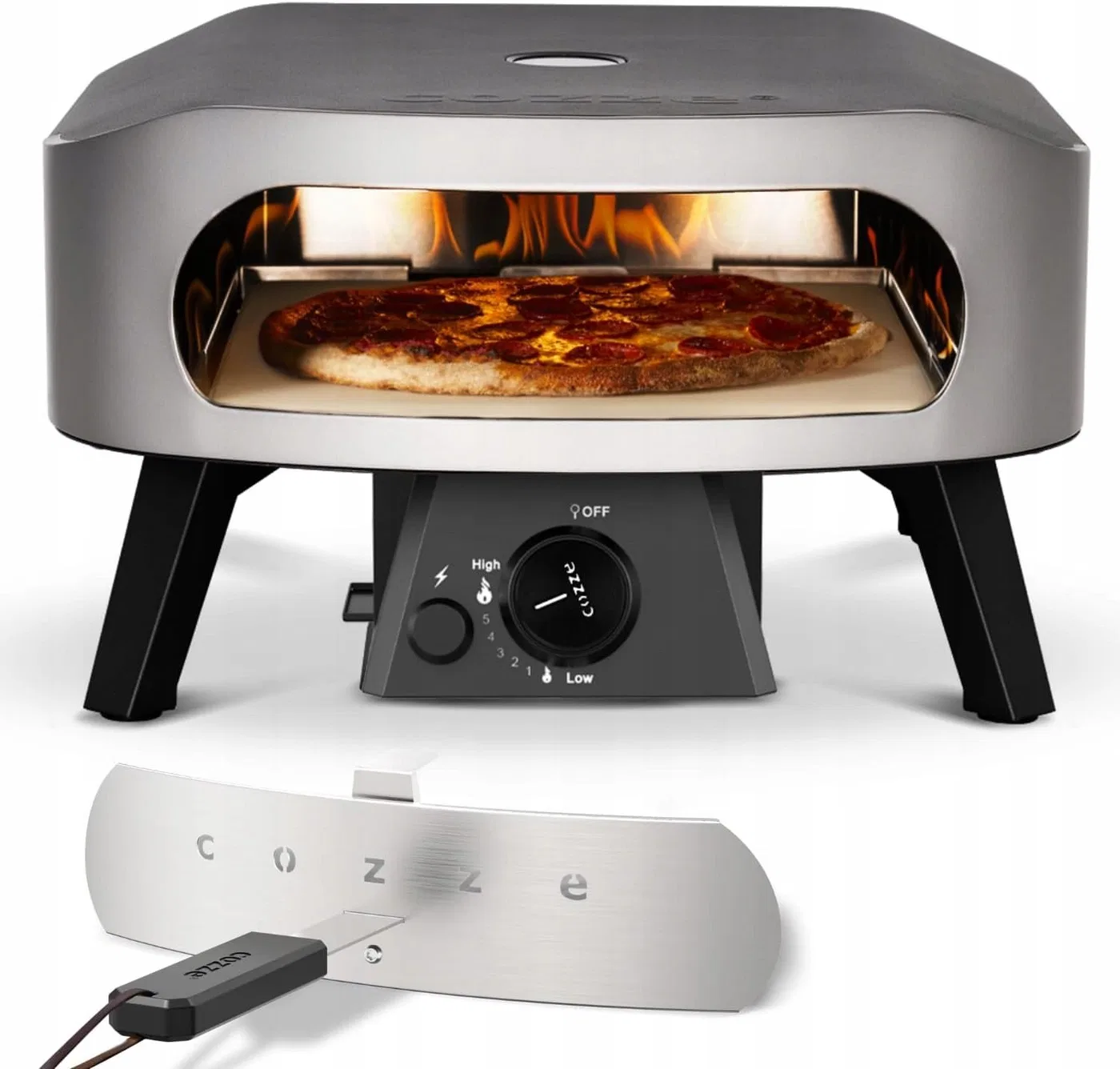 COZZE Mini piec do pizzy 13'' na gaz z regulatorem 50 mbar nowy
