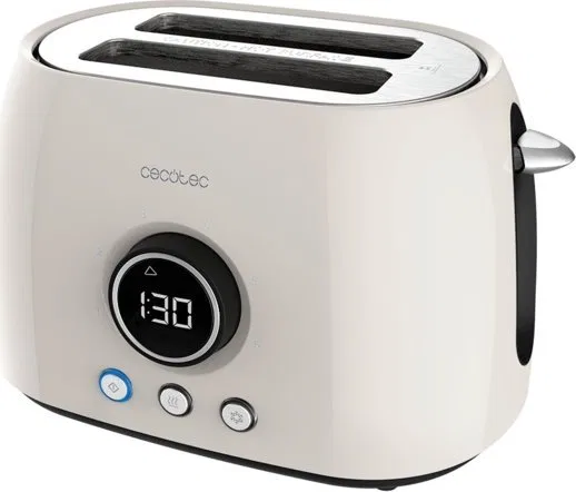 Toster cyfrowy podwójny ClassicToast 8000 Beige Duble Cecotec Beżowy 800W