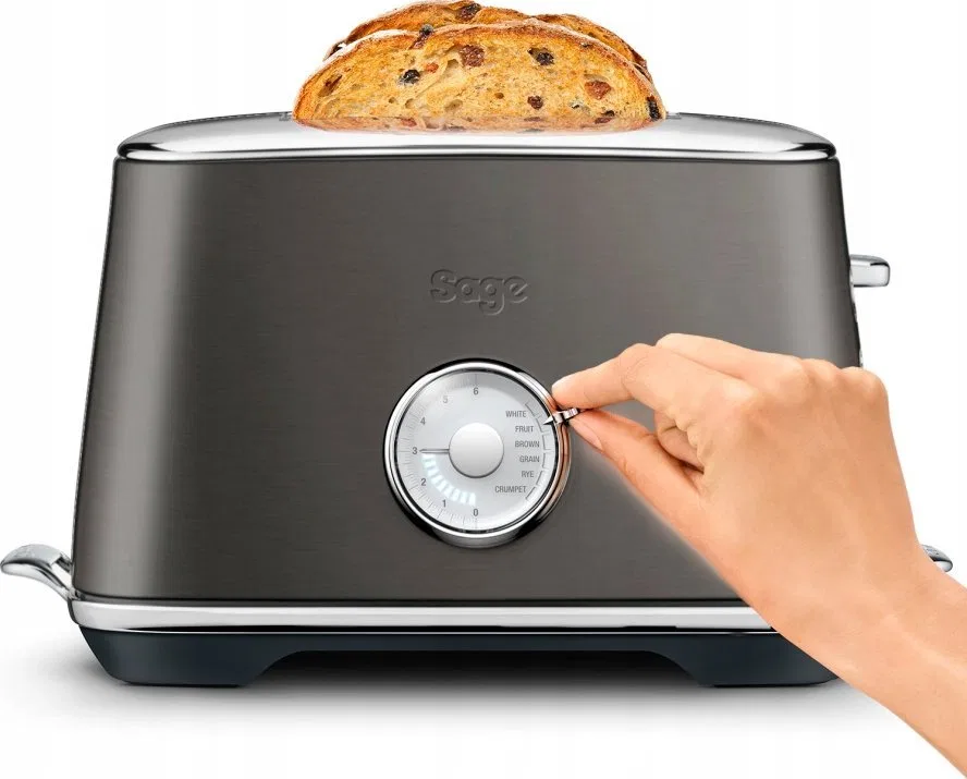 Toster Sage Sage Toaster Luxe Toast Select black steel