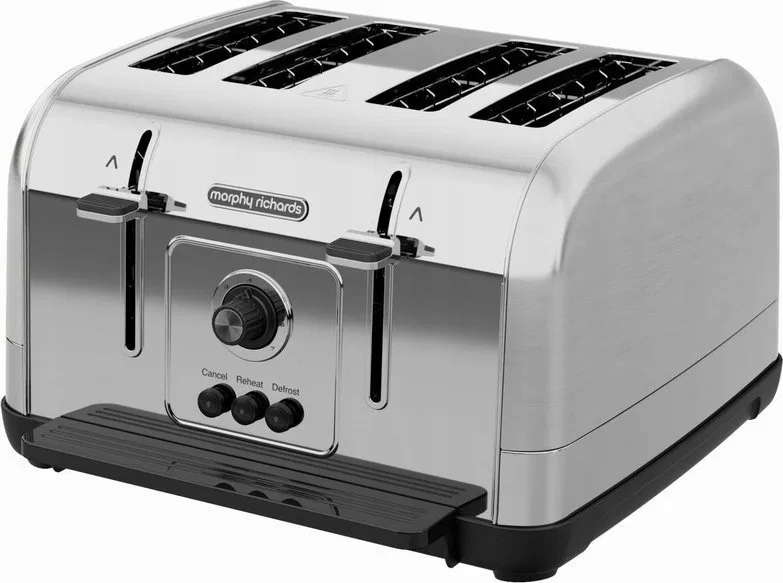 Toster Morphy Richards Venture 4 kromki srebny
