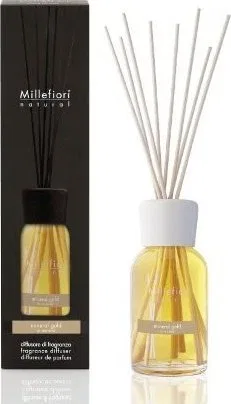 Dyfuzor zapachowy Grupa Zachodnia MM MILLEFIORI MILANO Pałeczki zapachowe 250 ml Mineral Gold