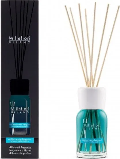Dyfuzor zapachowy Grupa Zachodnia MM MILLEFIORI MILANO Pałeczki zapachowe 500 ml Mediterranean Bergamot